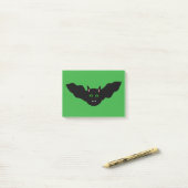 Vampire Cat Faced Bat Halloween Post merkt Pad op Post-it® Notes (Op bureau)