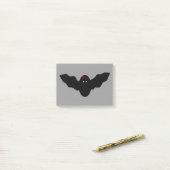 Vampire Cat Faced Bat Halloween Post merkt Pad op Post-it® Notes (Op bureau)