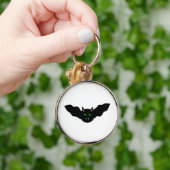 Vampire Cat Faced Bat Halloween Sleutelhanger (Hand)