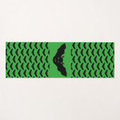 Vampire Cat Faced Bat Halloween Yoga Mat (Voorkant (horizontaal))