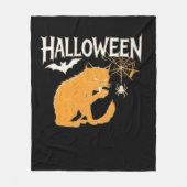 Vampire Cat's Halloween Classic T-shirt Fleece Deken (Voorkant)