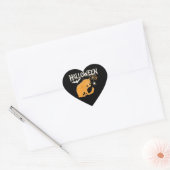 Vampire Cat's Halloween Classic T-shirt Hart Sticker (Envelop)