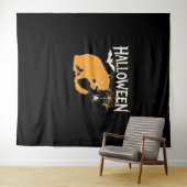 Vampire Cat's Halloween Classic T-shirt Wandkleed (In Situ (horizontaal))