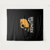 Vampire Cat's Halloween Classic T-shirt Wandkleed (Voorkant (horizontaal))