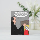 Vampire Christmas Stocking Feestdagenkaart (Staand voorkant)