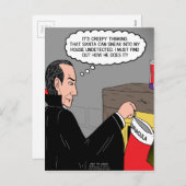 Vampire Christmas Stocking Feestdagenkaart (Voorkant / Achterkant)