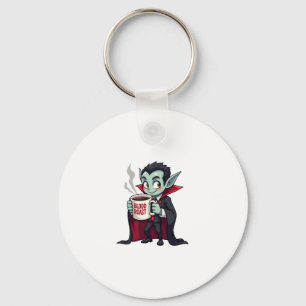 Vampire Coffee Lover � Spooky Latte Shirt Sleutelhanger