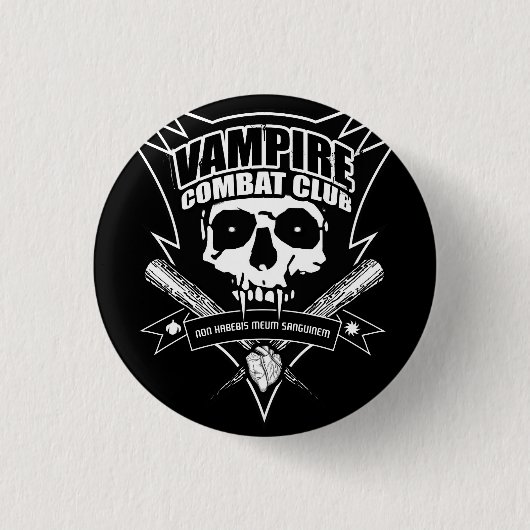 Vampire Combat Club Button (Voorkant)