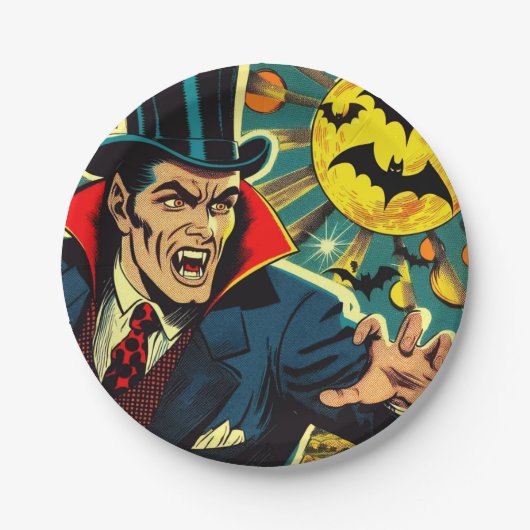  Vampire Comics Papieren Bordje (Voorkant)