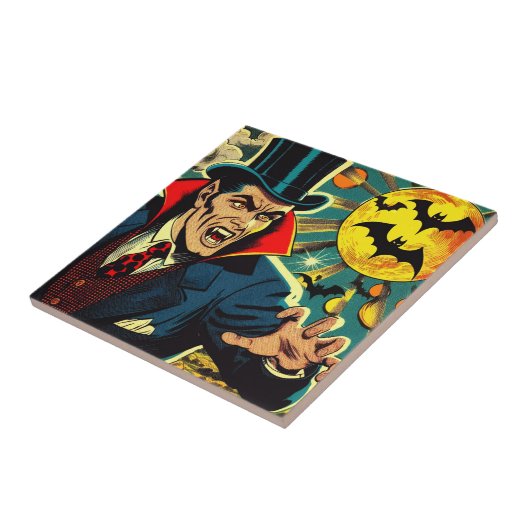Vampire Comics Tegeltje (Zijkant)