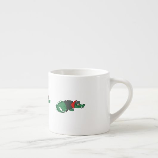 Vampire Crocodile Espresso Kop (Rechts)