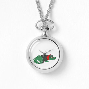 Vampire Crocodile Horloge