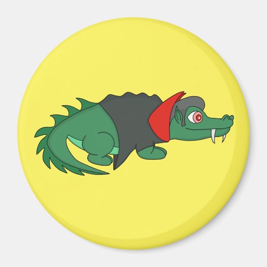 Vampire Crocodile Magneet (Voorkant)