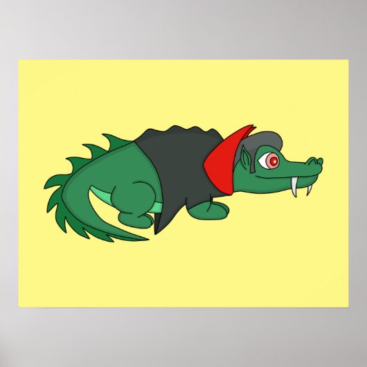 Vampire Crocodile Poster (Voorkant)