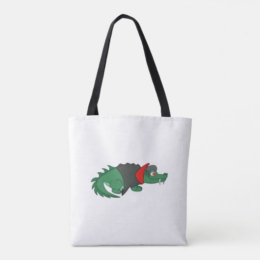 Vampire Crocodile Tote Bag (Achterkant)