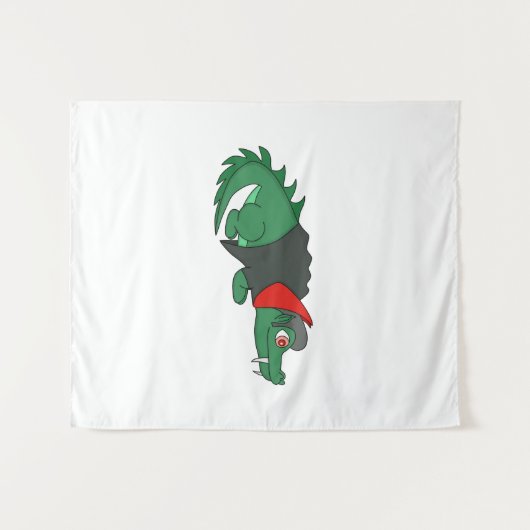 Vampire Crocodile Wandkleed (Voorkant (horizontaal))