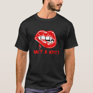 Vampire Culture Halloween Fancy je een kus Red T-shirt