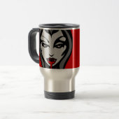 Vampire Cup Vampire Gifts Halloween Travel Mugs Reisbeker (Voorkant links)