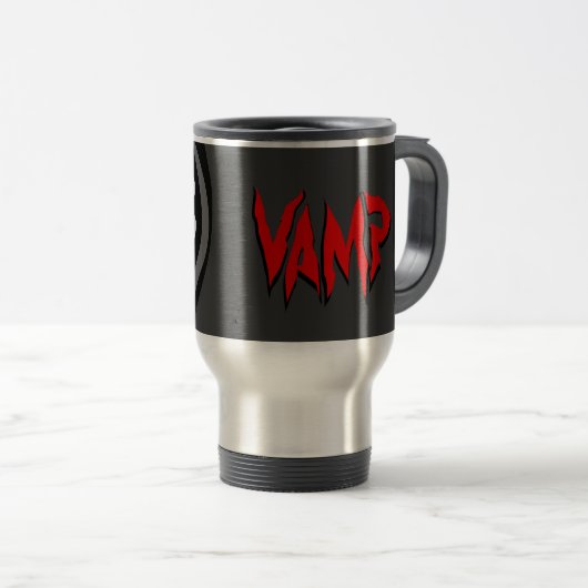 Vampire Cup Vampire Gifts Travel Mugs Reisbeker (Voorkant rechts)