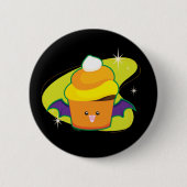 Vampire Cupcake Ronde Button 5,7 Cm (Voorkant)