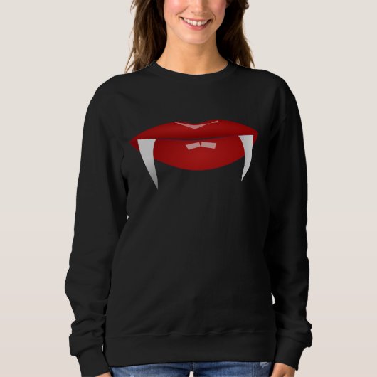 VAMPIRE DAMES HALLOWEEN T-SHIRTS SWEATSHIRTS (Voorkant)
