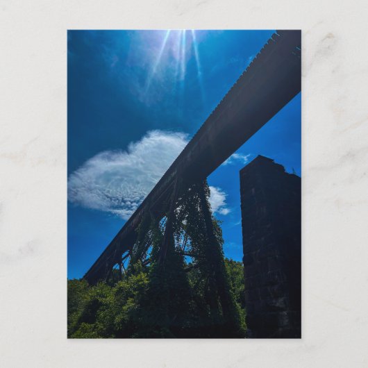 Vampire Diaries-spoorbrug Covington Georgia Briefkaart (Voorkant)