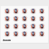 Vampire Dit boek is van Gepersonaliseerd Ronde Sticker (Vel)
