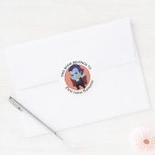 Vampire Dit boek is van Gepersonaliseerd Ronde Sticker (Envelop)