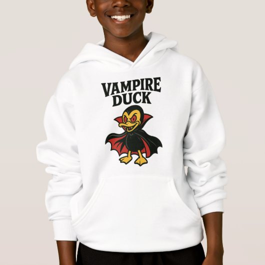 Vampire Duck - Grappige Cartoon Halloween Ontwerp (Voorkant)