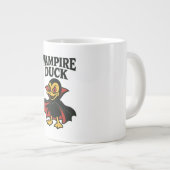 Vampire Duck - Grappige Cartoon Halloween Ontwerp Grote Koffiekop (Voorkant rechts)