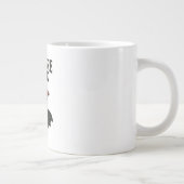 Vampire Duck - Grappige Cartoon Halloween Ontwerp Grote Koffiekop (Rechts)