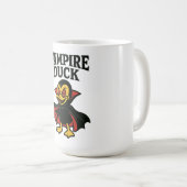 Vampire Duck - Grappige Cartoon Halloween Ontwerp Koffiemok (Voorkant rechts)