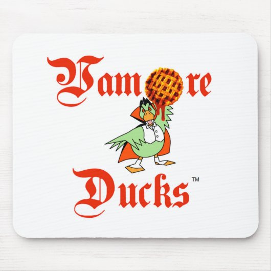 Vampire Ducks logo Mousepad Muismat (Voorkant)