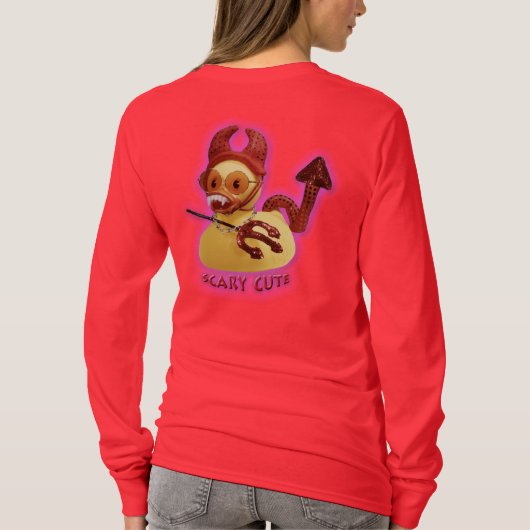 Vampire Ducky (Scary Cute) v2.0b T-shirt (Achterkant)