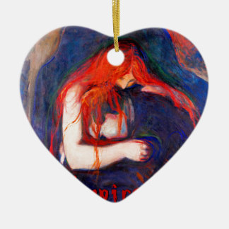 Vampire Edvard Munch Keramisch Ornament