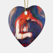 Vampire Edvard Munch Keramisch Ornament (Links)