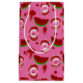 Vampire Eet Watermeloen Summerween Feest Roze  Klein Cadeauzakje