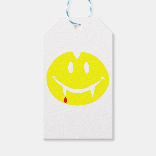 vampire emoji dracula cadeaulabel (Voorkant)