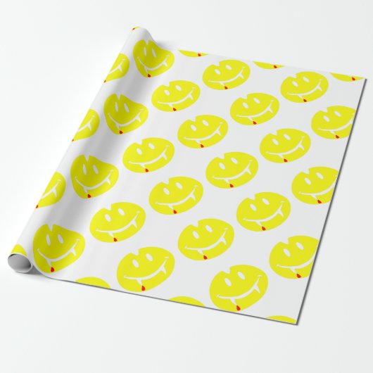 vampire emoji dracula cadeaupapier (Uitgerold)