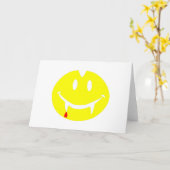 vampire emoji dracula kaart (Gele Bloem)