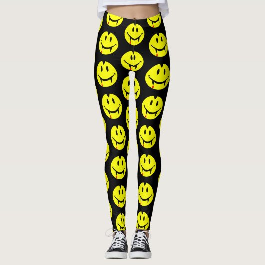 vampire emoji dracula leggings (Voorkant)
