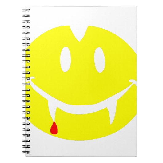 vampire emoji dracula notitieboek (Voorkant)
