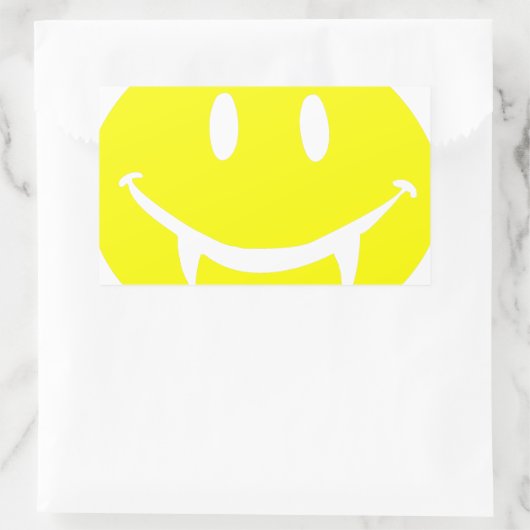 vampire emoji dracula rechthoekige sticker (Tas)