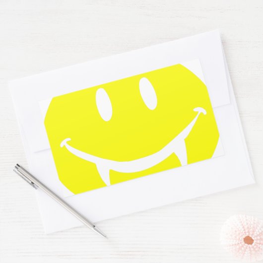 vampire emoji dracula rechthoekige sticker (Envelop)