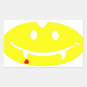 vampire emoji dracula rechthoekige sticker
