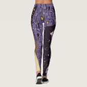 Vampire en heks in Halloween Leggings (Achterkant)