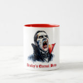 Vampire Eternal Brew Red Black Tweekleurige Koffiemok (Center)