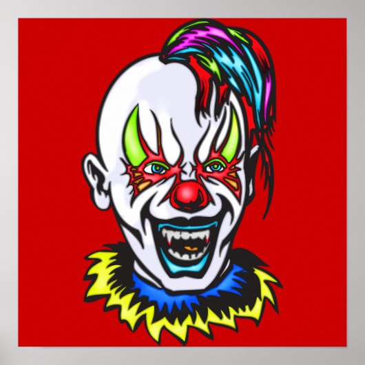 Vampire Evil Clown Poster (Voorkant)
