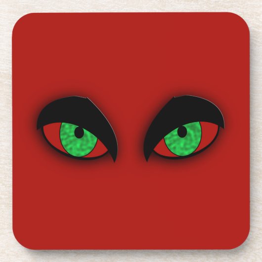 Vampire Eyes Bier Onderzetter (Voorkant)