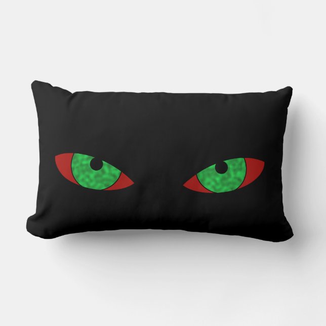 Vampire Eyes Halloween Kussen (Voorkant)